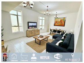 Luxury Appartement Amazing View 130m2 Al Majaz 3